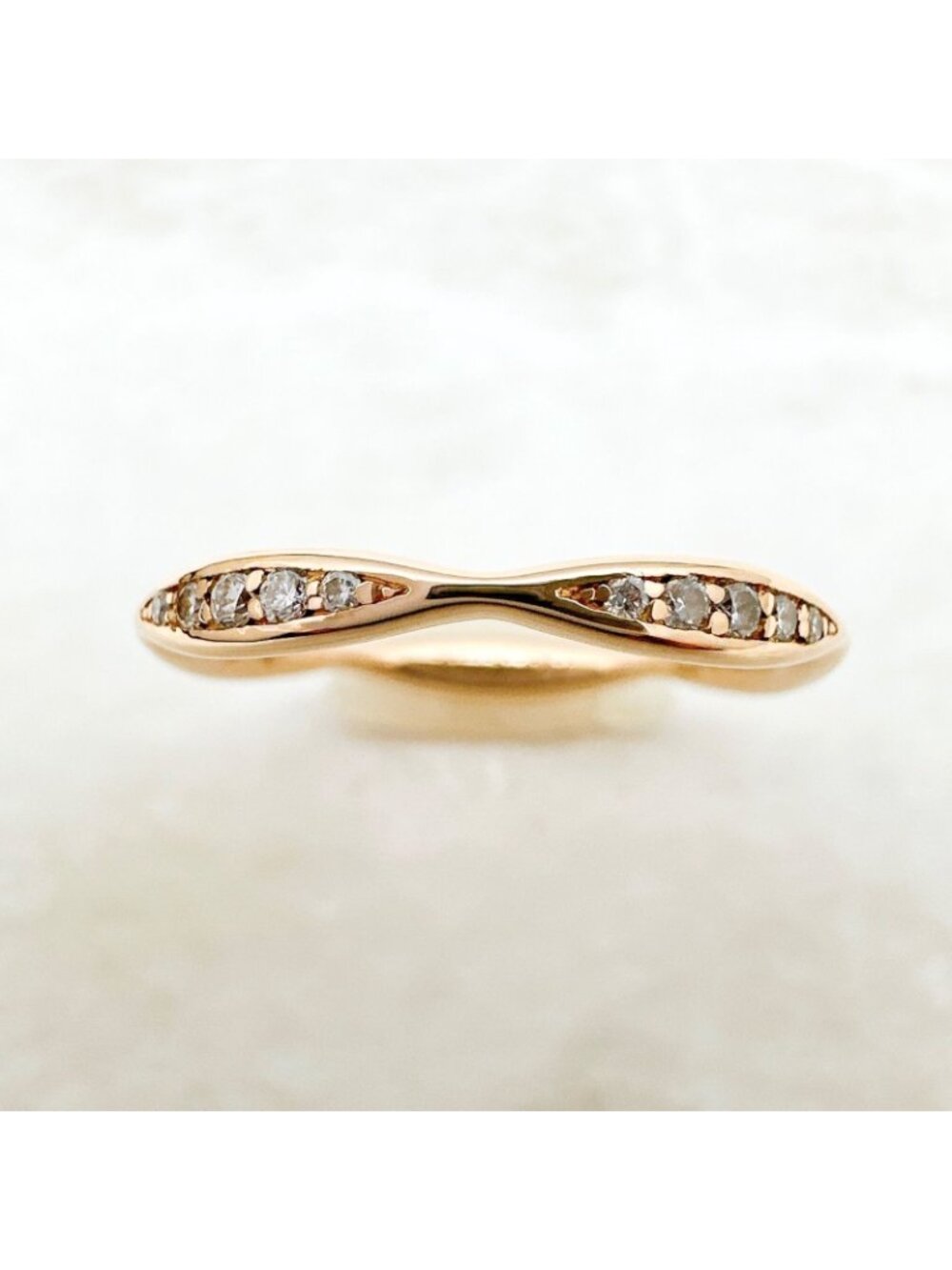 Chanel Camellia Diamond Platinum Ring - Picture 4 of 9